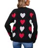 2026 Women's Winter Valentine’s Heart Sweater - European Style Round Neck Pullover