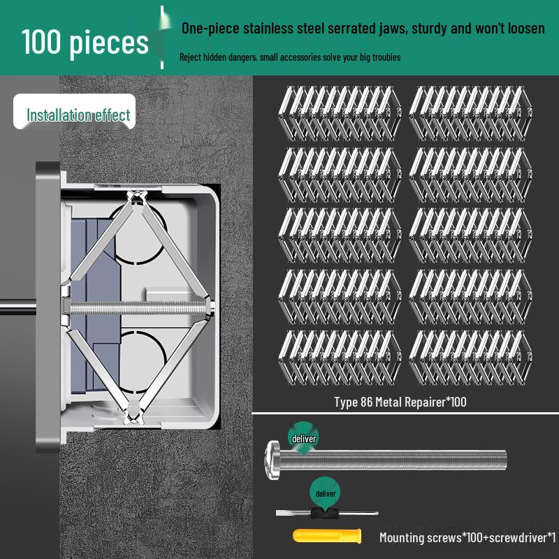 Universal Type 86 Concealed Wiring Box with Diamond Base