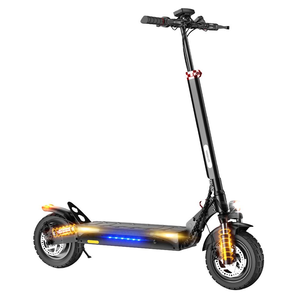 40km/h Urban Electric Scooter with APP Control, 800W Motor, 48V10Ah Battery, Full Suspension, Disc Brakes, 10" Off-Road Tires Folding E-Scooter