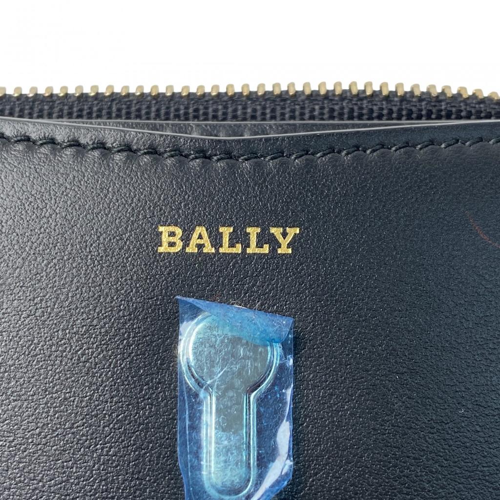 Used BALLYBifold Wallet Black Leather Women