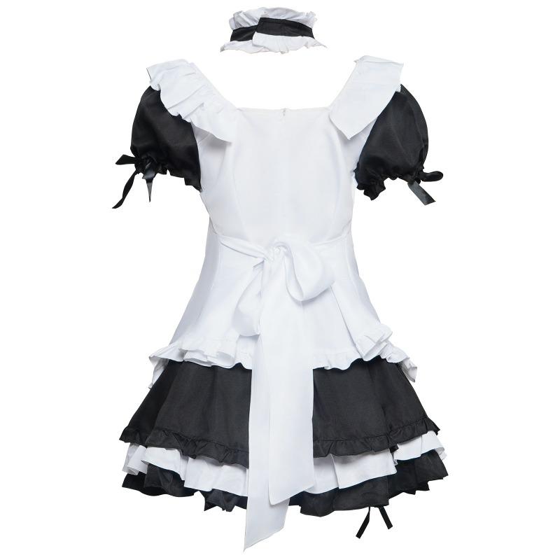 Miracle Nikki Cosplay Kleid Schwarz-Weiß Dienstmädchen Kostüm Cosplay Anime Charakter Bühnenkostüm