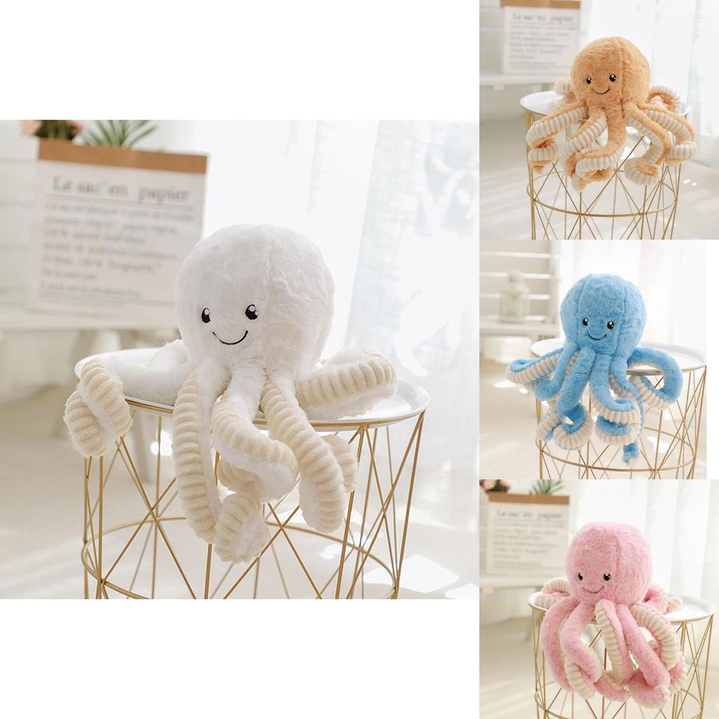 Adorable 15.7'' Octopus Plush Stuffed Toy Pillow For Kids And Home Decor
