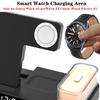 Drahtloses Ladegerät für Samsung Galaxy Watch 4 5 Pro Ladegerät 3 in 1 Schnellladestation für Samsung S23 S22 S21 Ultra mit Uhr