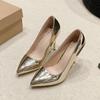 High Heels Women's Pointed Toe Thin Heel New Fashionable Sexy Large Size Single Shoes Spring Women's Shoes