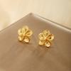 Vintage Earrings Flowers Ear Studs For Girl Simple Jewelry Fashion Classic Earrings Jewelry Party Gifts