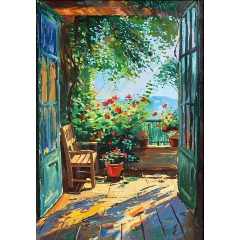 Henri Matisse Open Window Painting Poster Print For Living Room Home Decor Abstract Canvas Painting Modern Landscape Wall Art