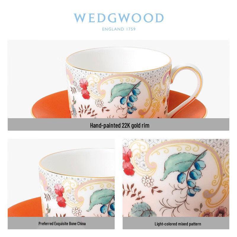 Wedgwood Rococo Wanderlust Cup and Saucer Set