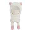 Children's Plush Warm Ear  Pullover Hat With Plush Mask And Neck