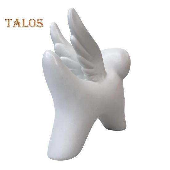 Dog Angel Figurine Memorial Puppy Statue with Wings Resin Dog Angel Sculpture for Loss of Dog Sympathy Gift Garden And Home Indoor Decor