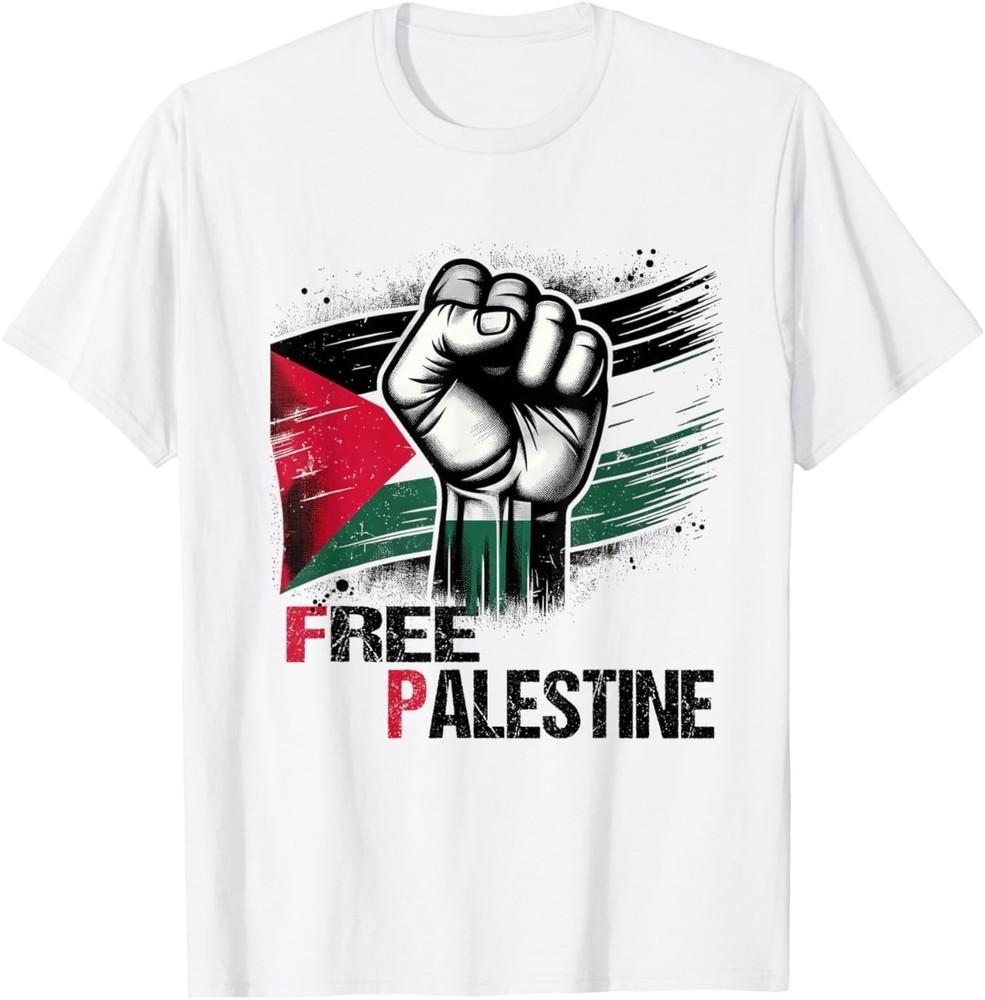 Palestine Flag Free Palestina Unisex T-Shirt S