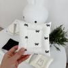 Cotton Heat Resistant Table Mat Quilted Square Coaster Bowknot Polka Dot Anti Scald Placemat For Home Kitchen Table Decoration