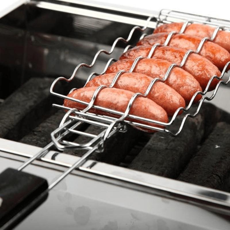 1 Stück Grillkorb für Würstchen, Ideal für Picknicks und Camping – Langlebiges Küchenzubehör, Perfektes Geschenk zum Grillen, Wesentliches Kochwerkzeug