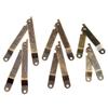 4PCS Antique Bronze Lid Support Hinges Stay for Box Display Furniture Accessories Cabinet Door Kitchen Cupboard Hinges Lid Stays