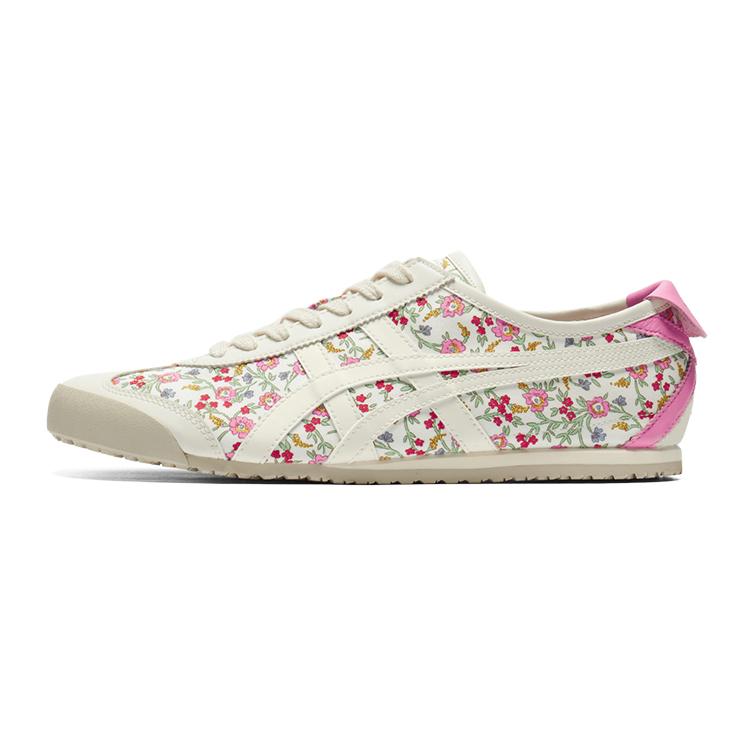 Onitsuka Tiger Mexico 66 Comfortable Versatile Printed Non-Slip Lightweight Low-Top Casual Shoes Unisex sneaker Pink 1183C392-101