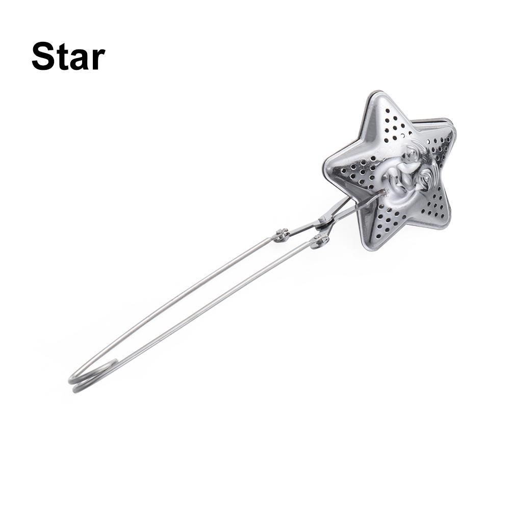 New 1set Reusable Fine Tea Strainer Filters Kongfu Stainless Steel Mesh Colander Reusable Teapot Infuser With Handle