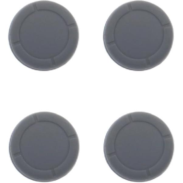 8PCS Thumb Grip Cover Black Analog Stick Cap Silicone Joystick Repair Parts for Game Console