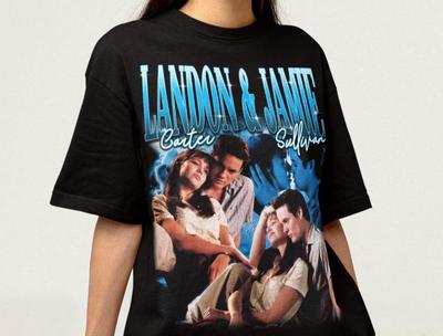 Landon Carter & Jamie Sullivan Shirt - A Walk To Remember Movie Tshirt,Romantic Comedy Shirt