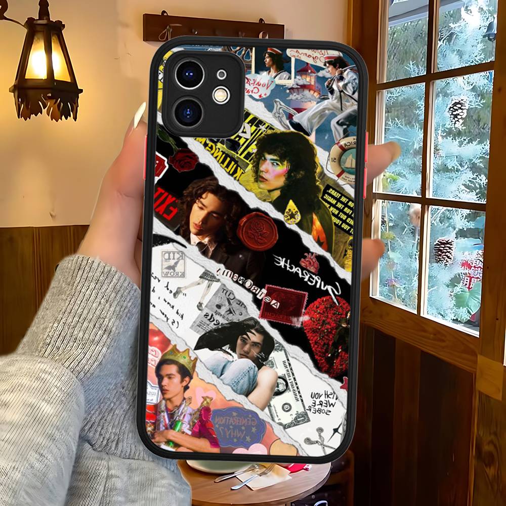 

Popular Singer C-Conan G-Gray Phone Case For IPhone 16 15 14 13 12 11 Pro Max Plus X XS MAX Black Matte Phone Fundas iphone 16 pro