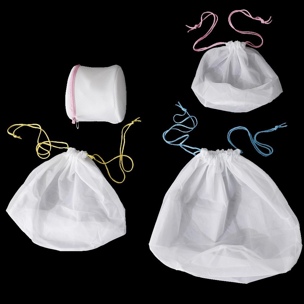 Drawstring Bag Toiletry Travel Wash Pouch Laundry Gym PE Set B