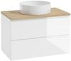 Wandhängendes Badezimmerschrank 80x50 Ohne Arbeitsplatte für Waschbecken, Modus