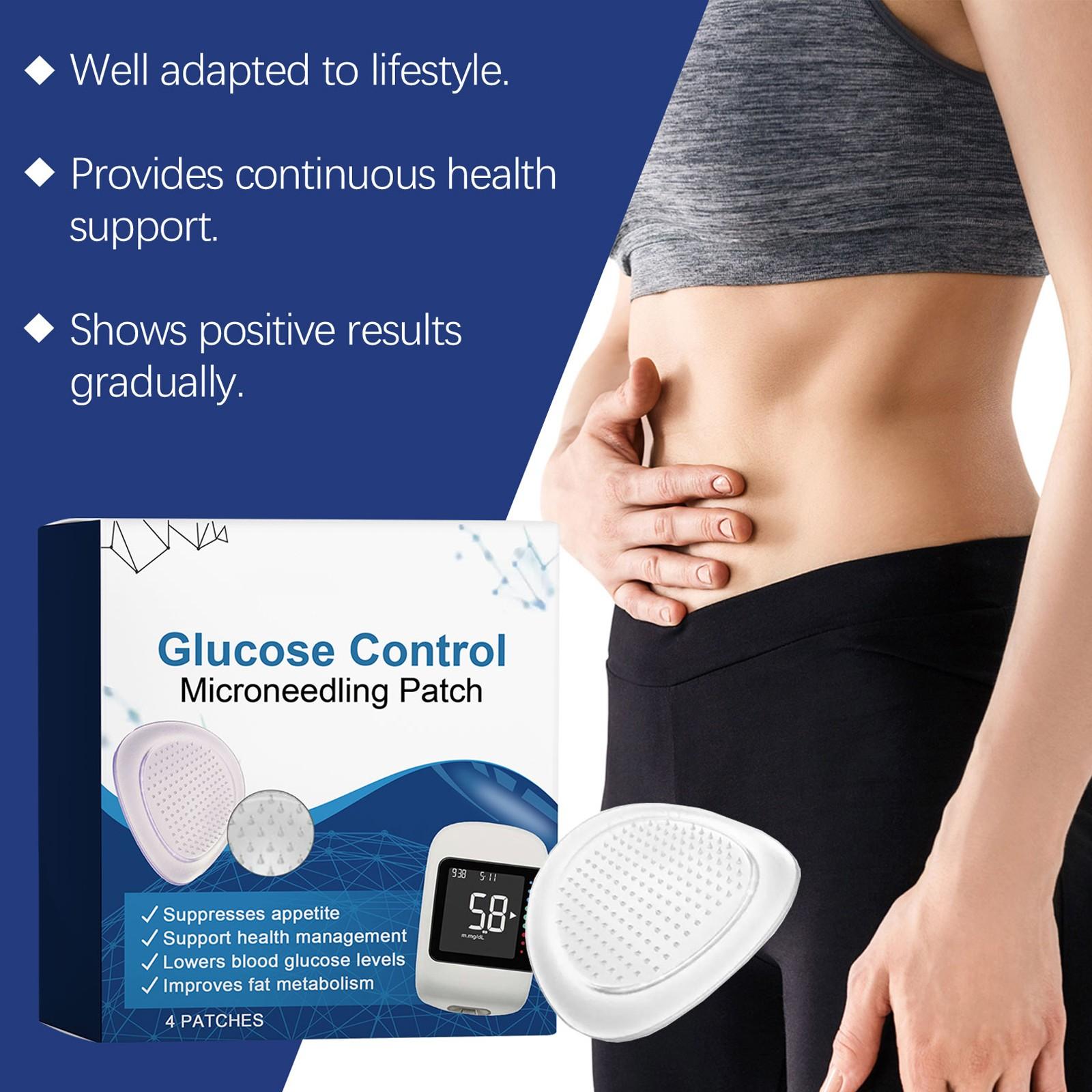 

Blood Sugar Health Management Microneedle Patch, Body Balance Assistance, Daily Care Patch 4 PATCHES One Size синій