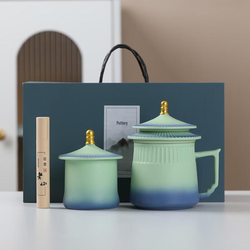 Glazed Porcelain Kung Fu Tea Set