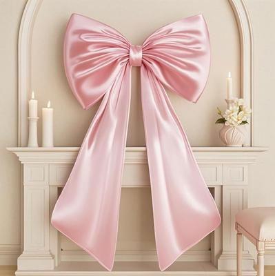1pcs Bow Decor Large Bow for Room, Coquette Giant Ribbon Tie for Christmas Birthday Wedding Party Backdrop Wall Decor