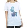 Disney Princess Womens/Ladies Cinderella Filled Silhouette Cotton Boyfriend T-Shirt