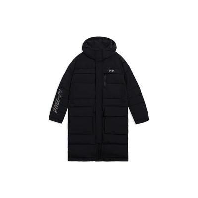 Winter Lifestyle Long Down Jacket 'Black' Men's AYMS065-2