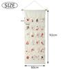 Christmas Advent Calendar Hanging Bag 24-Compartment DIY Fabric Storage Bag Christmas Decor Calendar Children's Gift  Holiday De