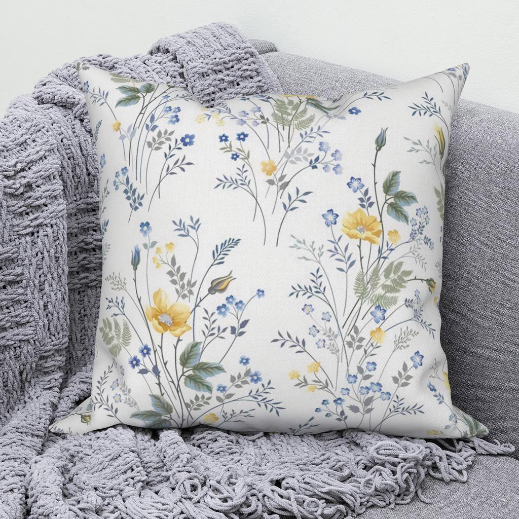 Bohemian Style Printed Pattern Cushion Cover Modern Home Living Room Decoration Square Pillow Cover 45x45cm