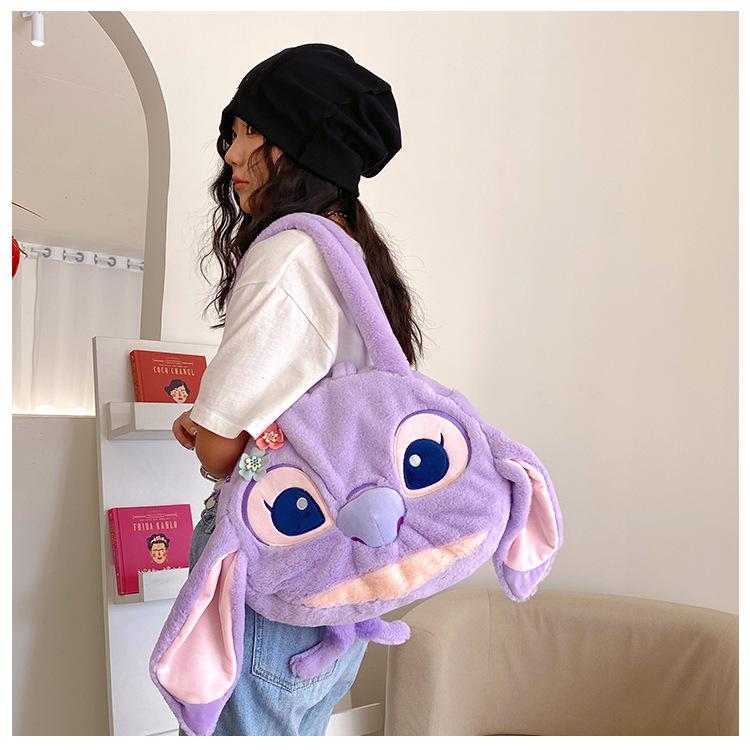 Strawberry Bear Plush Bag 2023 - Personalized Large Capacity Sweet Tote for Girls