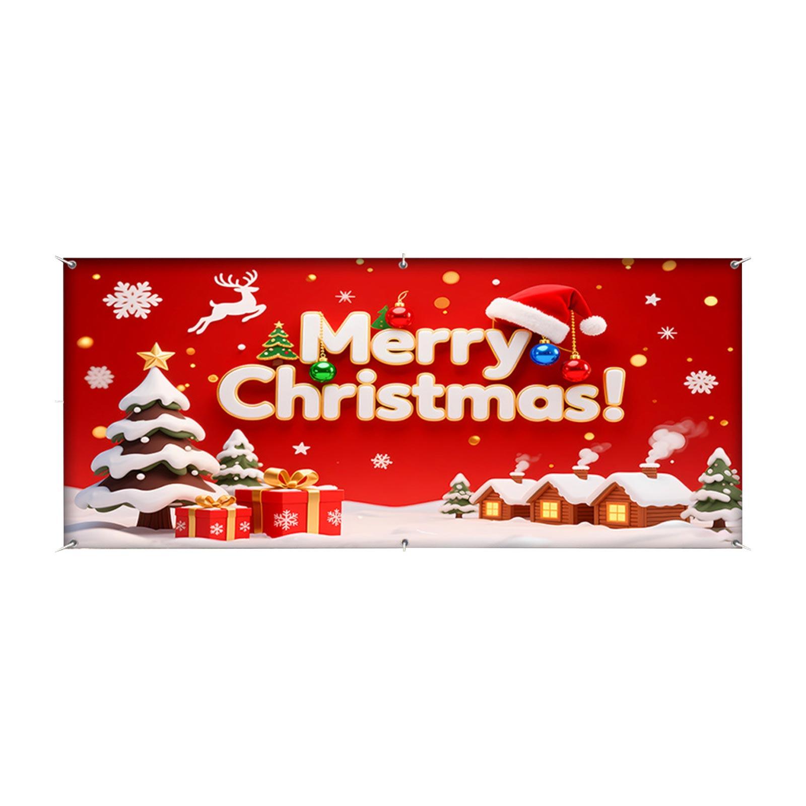 

Christmas Scene Decorations & Festive Character Banners – Holiday Supplies For Outdoor Garages One Size