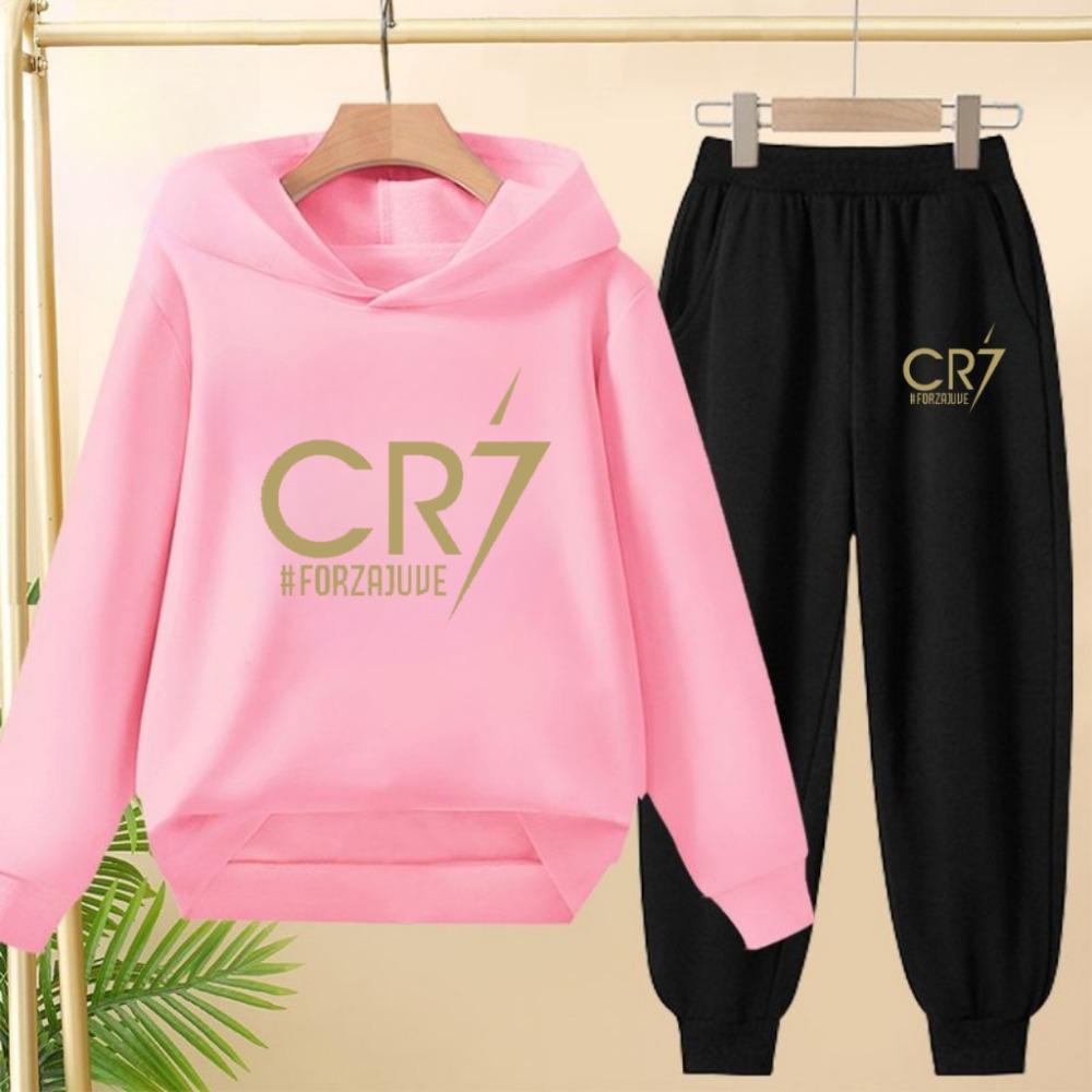 Kid's Leisure Clothes Hoodie +Pants 2pcs Sets Boys Tracksuit Autumn Winter Sweatshirt Set Children Football Sportsuit