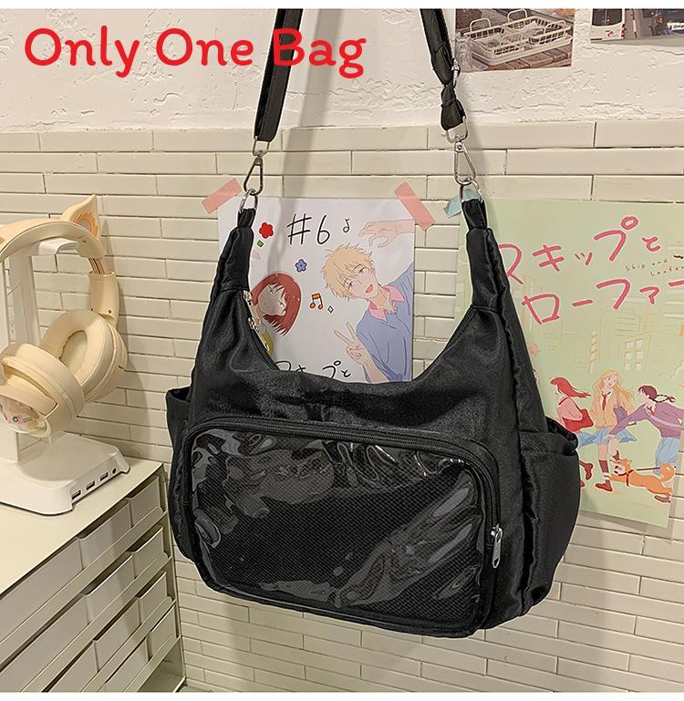 Sweet Cool Girl Crossbody Bag With Zipper Closure For Casual Outings