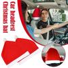 Christmas Car Seat Headrest Cover Cute Holiday Decoration Cushion Protector For Car Interior Auto Holiday Protectors Access B2X0