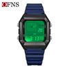 OFNS 6307 New Men's LED Electronic Watch Waterproof Sports Alarm Clock Multi Functional Student Fashion Electronic Watch Gift