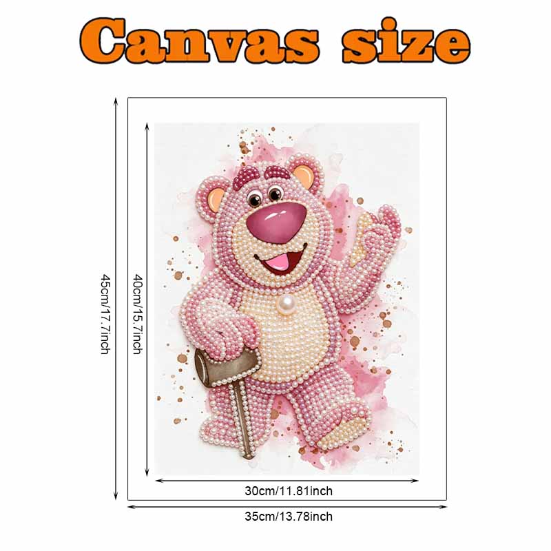 Disney DIY Pearl Art Painting Toy Story Strawberry Bear Home Wall Decoration Pearl Gem Painting Pictures Crafts Home Decoration