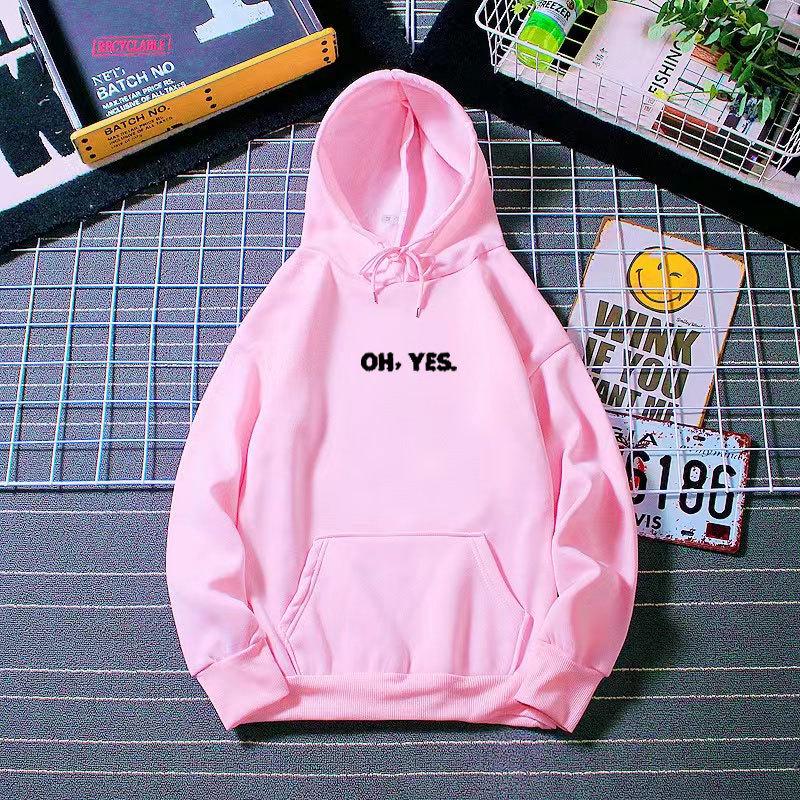 2024 Autumn/Winter Women's Korean Style Loose Fleece-Lined Hooded Sweatshirt