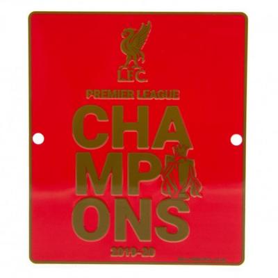 Premier League Champions Window Sign