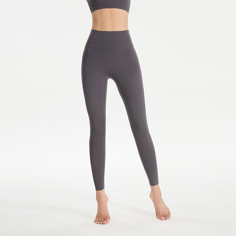 

2023 Women s Nude Feel High-Waist Yoga Pants - Comfortable, Hip Lifting, Super Strong for Running & Fitness M (recommended for 95-115 jin)