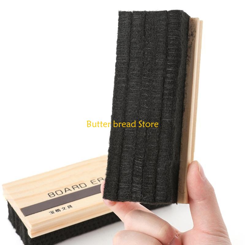 W89C 6Pcs Chalkboard Erasers Wool Felt Eraser Dustless Blackboard Chalks Eraser