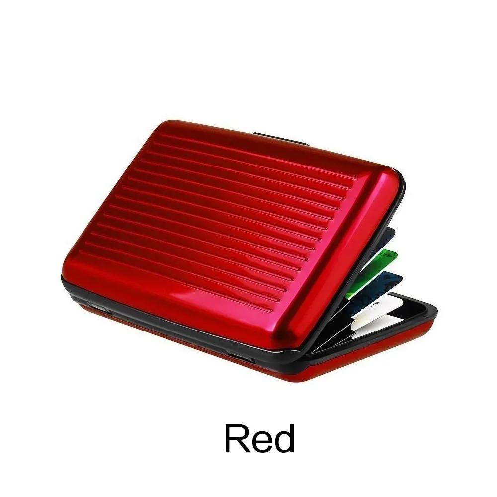 RFID Blocking Metal Wallet Women Men Business ID Credit Card Protector Card Holder High Quality Waterproof Anti-scan Purse