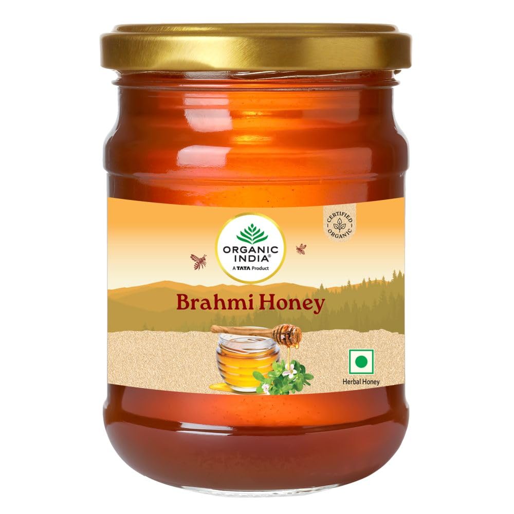 

Organic India Brahmi Honey Organic Certified Multi Floral Honey For Daily Wellness Support 125 g Pack Of 1