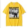 Camisetas Divertidas de Meme de Bernie Sanders Camiseta Gráfica Rage Against The Machine para Hombre Mujer Verano Calle Alta Camisetas de Manga Corta