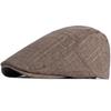 HT4786 Berets Spring Summer Linen Beret Hat Artist Painter Cap for Men Women Retro Ivy Flat Cap Male Female Adjustable Beret Cap