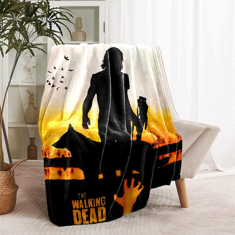 1pc Blanket The Walking Dead Daryl Dixon3 Print Design, Lightweight Blanket for Sofa, Bed- Soft &Warm, Gift for All Seasons like Christmas, Halloween