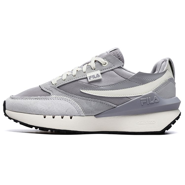 FILA Erico Fish Fabric Nylon Fashion Retro Thick Sole Sports Low Top Casual Shoes Women sneaker Gray White F12W232146FRL