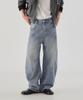 Ousa Light Blue Wide Denim Pants - Light Blue
