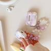 Imd Lucky Flower Pendant Keychain Smiley Wireless Bluetooth Earphone Case For Apple Airpods 1 2 Pro 3 2nd Wavy Charging Box